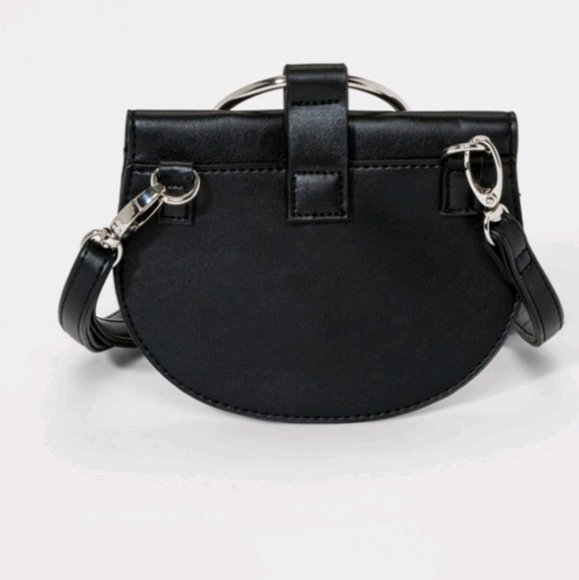 Art Class Girl's Ring Top Handle Crossbody Bag BLK - Picture 2 of 6